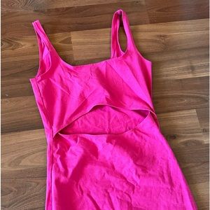 Garage mini dress front slit